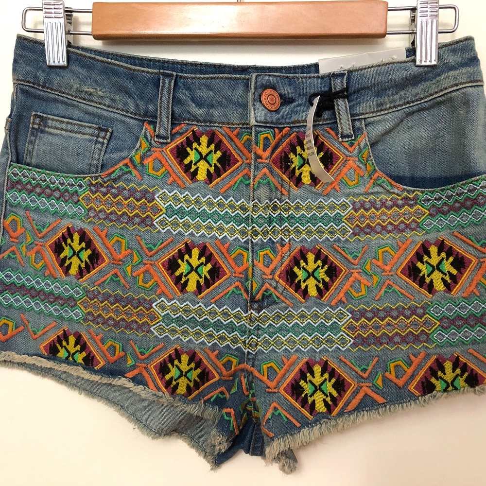 Topshop Moto Highwasted Shorts Size 28